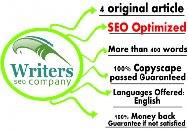 write 4 original content more than 400 words seo optimized